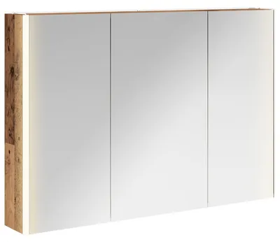 Produktbild von vidaXL Badezimmerspiegelschrank Altholz 103,5 x 15,5 x 70 cm