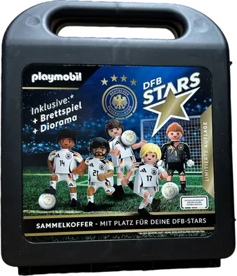 Produktbild von PLAYMOBIL "LIMITED EDITION DFB" Sammelkoffer + Brettspiel + Diorama DFB STARS