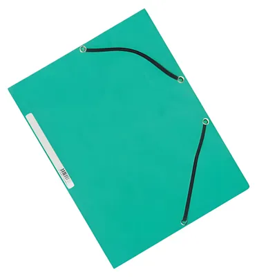 Zdjęcie produktu dla Q-Connect® KF02168 Organizer narożny - A4 kartonowy z gumką zielony