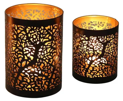 Produktbild von Orientalisches Windlicht Ancona 2er Set
