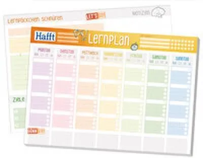 Produktbild von Häfft-Block Lernplan A4