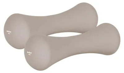 Produktbild von Rebel Active RBA-2329-4 Hantelset, 2 x 4 kg, Neopren Grau