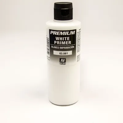 Zdjęcie produktu dla Vallejo 63.061, Podkład gruntujący, Metal, Plastik, Gotowa mieszanka, Włókno szklane, Metal, Plastik, Polikarbonat, Biały, Dyspersja akrylowa