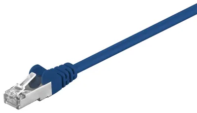 Image de Câble réseau Câble patch CAT 5 SFTP bleu 0,25m