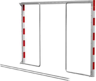 Immagine prodotto di Porta di pallamano da competizione pieghevole e mobile in acciaio