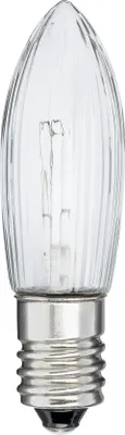 Produktbild von Konstsmide 1042-030 Ersatzbirne, 3er-Blister, klar, 34V, 3W, E10 Schraubgewinde