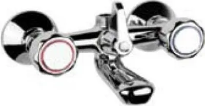 Produktbild von Demm Badewannenarmatur mit Zweigriff Wannenfüll und Brausebatterie chrom 1202, 10166.002.C