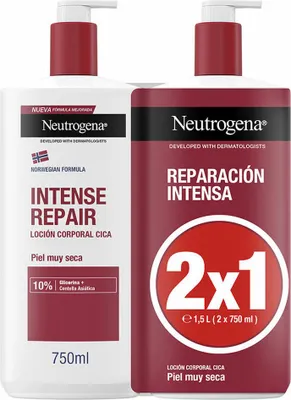 Image de Neutrogena Intense Repair Lotion Pack 2 x 750ml