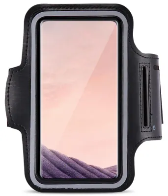 Produktbild von Sportarmband für Samsung Galaxy S8 Plus Jogging Tasche Handy Hülle FitnesstascheFarben:Schwarz