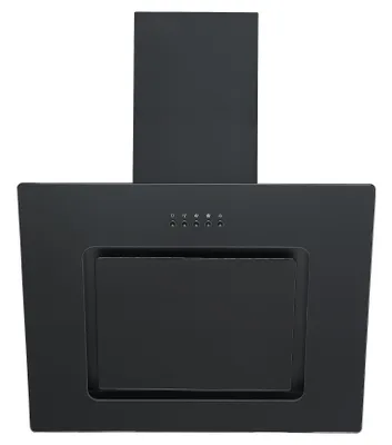 Produktbild von Respekta Kopffreie Schräghaube Neris, Glas, Schwarz, 60 cm