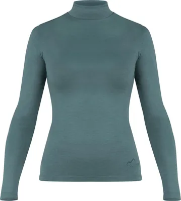 Produktbild von normani Damen Merino Longsleeve mit Stehkragen