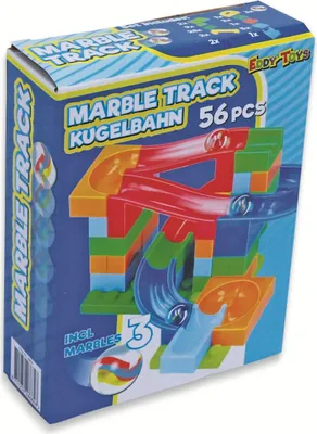 Produktbild von Eddy Toys Kugelbahn 56 Teile
