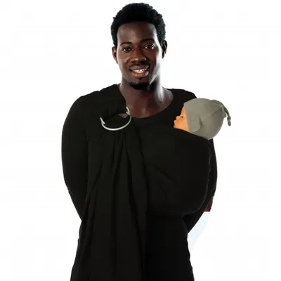 Obrázek produktu pro Babylonia BB-SLING baby sling Black Beans BDDSL PAD 972