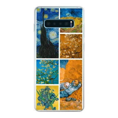 Produktbild von MuchoWow® Handyhülle Schutzhülle Hülle für Samsung Galaxy S10 Lite Van Gogh - Collage - Alte Meister Silikon Softcase Handy Hülle - Schutz