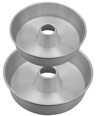 Zdjęcie produktu dla Forma do ciastek savarin aluminiowa nieprzywierająca zestaw 2 szt.