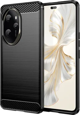 Produktbild von Carbon Shield TPU Hülle für Honor 100 Pro - Schwarz KP30019