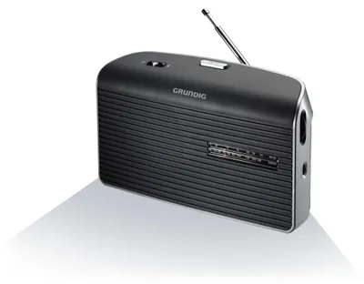 Produktbild von Grundig Music 60, Tragbar, FM, MW, 0,5 W, 3,5 mm, Grau, 1,5 V