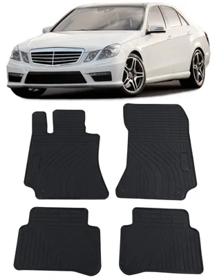 Obrázek produktu pro Koberečky do interiéru, přední/zadní, pro Mercedes-Benz E-Klasse W212 S212, rok výroby 2009-2016, kvalitní guma