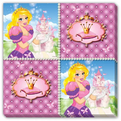 Produktbild von Prinzessin Servietten - 16 Stück