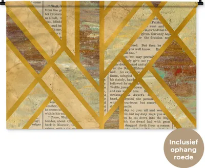 Produktbild von MuchoWow® Wandteppich Wandbehang Vintage - Marmor - Design 120x80 cm Tapisserie Dekoration Wandtuch - Wanddekorationen - Wandtücher