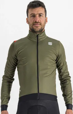 Obrázok produktu pre SPORTFUL Vetruodolná cyklistická bunda - FIANDRE PRO MEDIUM - Black/Green 2XL
