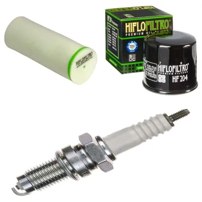 Image de Kit d'entretien pour Yamaha YFM 660 FWA Grizzly 2007-2008 (filtre et bougie d'allumage) de pamoto - Neuf