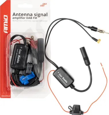 Produktbild von Radio-Signalverstärker 12V DAB FM für Fahrzeuge AMIO-04134