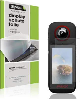 Produktbild von 4x Schutzfolie für Labpano PanoX V3 360 matt Displayschutzfolie Folie Display Schutz dipos