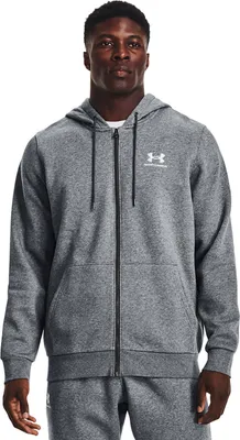 Produktbild von Under Armour Essential Fleece Reißverschlusspullover Grau L / Regular Mann Grau L