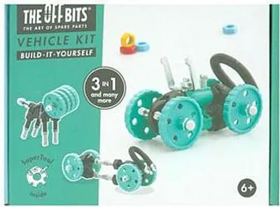 Produktbild von THE OFFBITS Bausatz Fahrzeug Metallbaukasten Grünes Auto