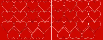 Immagine prodotto di Adesivi a forma di cuore per San Valentino, 6 cm, 30 pezzi, rosso brillante