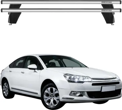 Image de Menabo Barres de toit Transversales pour Citroen C5 II 2007-2017 Alu Gris 2x ABE