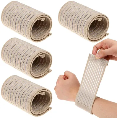 Elastische Handgelenkstütze Set von 4 Stück