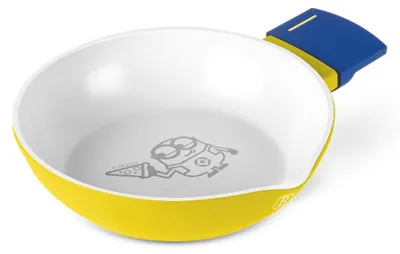Produktbild von Berlinger Haus Minions Eierpfanne 16 cm – Kompakte Antihaft Mini-Pfanne mit Titanbeschichtung für Spiegeleier & kleine Portionen, gelb-blau