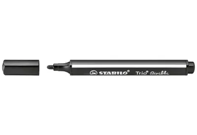 Immagine prodotto di Pennarello triangolare a molla - STABILO Trio Scribbi - Penna singola - nero