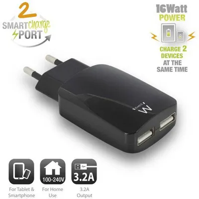 Obrázek produktu pro Ewent EW1312, Vnitřní, AC, Černá