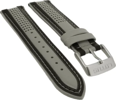 Produktbild von Lotus 18592 > Uhrenarmband 22mm Kontrastnaht grau Leder > 18592/4