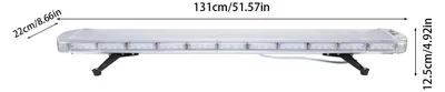 Produktbild von LED-Stroboskoplicht, 96 LEDs, 15 Blitzmodi, GELB