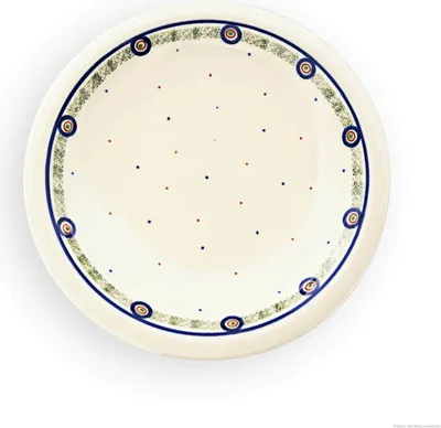 Produktbild von Original Bunzlauer Keramik Teller Kuchenteller Dessertteller flach Ø17,4 cm im Design 114