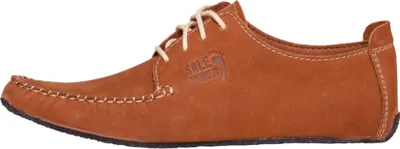 Produktbild von SOLE RUNNER® Scout 3 Cognac Nubukleder Barfußschuh,Größe:38,Farbe:Cognac