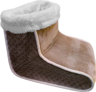 Image de Chauffe-pieds électriques chauffants pour hommes et femmes avec technologie de chauffage rapide Arrêt avec 6 réglages de température10,63 × 2,95 × 10,63 pouces Marron