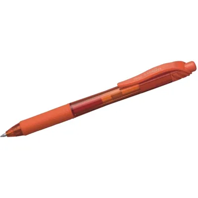 Produktbild von Pentel EnerGel X, Anklippbarer versenkbarer Stift, Orange, Orange, Kunststoff, 0,7 mm, Beidhändig