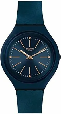 Produktbild von Swatch Svun109 Armbanduhr mit Quarzwerk, 40 mm Gehäusedurchmesser aus Kunststoff