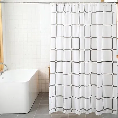 Produktbild von Famanu Duschvorhang 180 x 200 cm – wasserabweisend und schimmelresistent