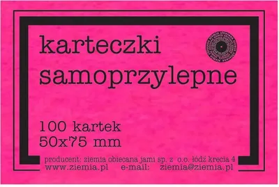 Obrázok produktu pre Fluo samolepiace bločky 50x75mm 100K ružová
