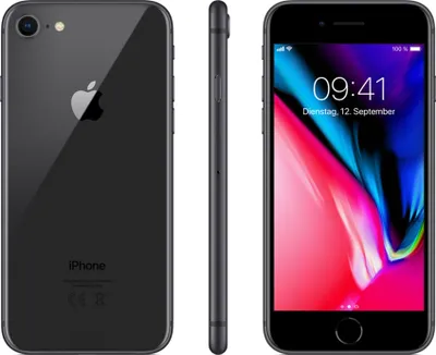 Produktbild von Apple iPhone 8, 11,9 cm (4.7"), 1334 x 750 Pixel, 256 GB, 12 MP, iOS 11, Grau