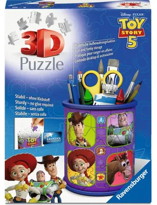 Imagen del producto de Soporte para bolígrafos en forma de rompecabezas 3D, Toy Story