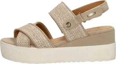 Image de Mustang Sandalen Plat Sandalen Plat - Beige - Maat 36