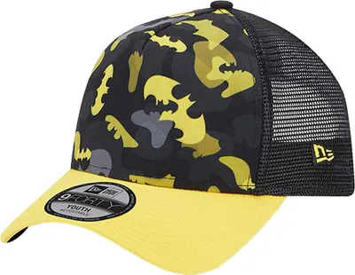 Produktbild von New Era Kids Trucker Cap DC Print black/yellow Youth