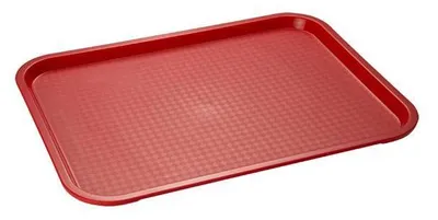 Produktbild von APS 530 Tablett FAST FOOD, 6er-Set, Polypropylen, 35 x 27 cm,  Germany, rot